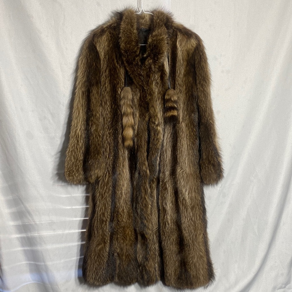 Emilio Gucci Women's Raccoon Fur
Coat Women's Size Medium